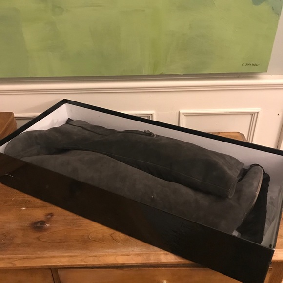 Sebastian Milano Over the Knee Suede Boots - Picture 7 of 14